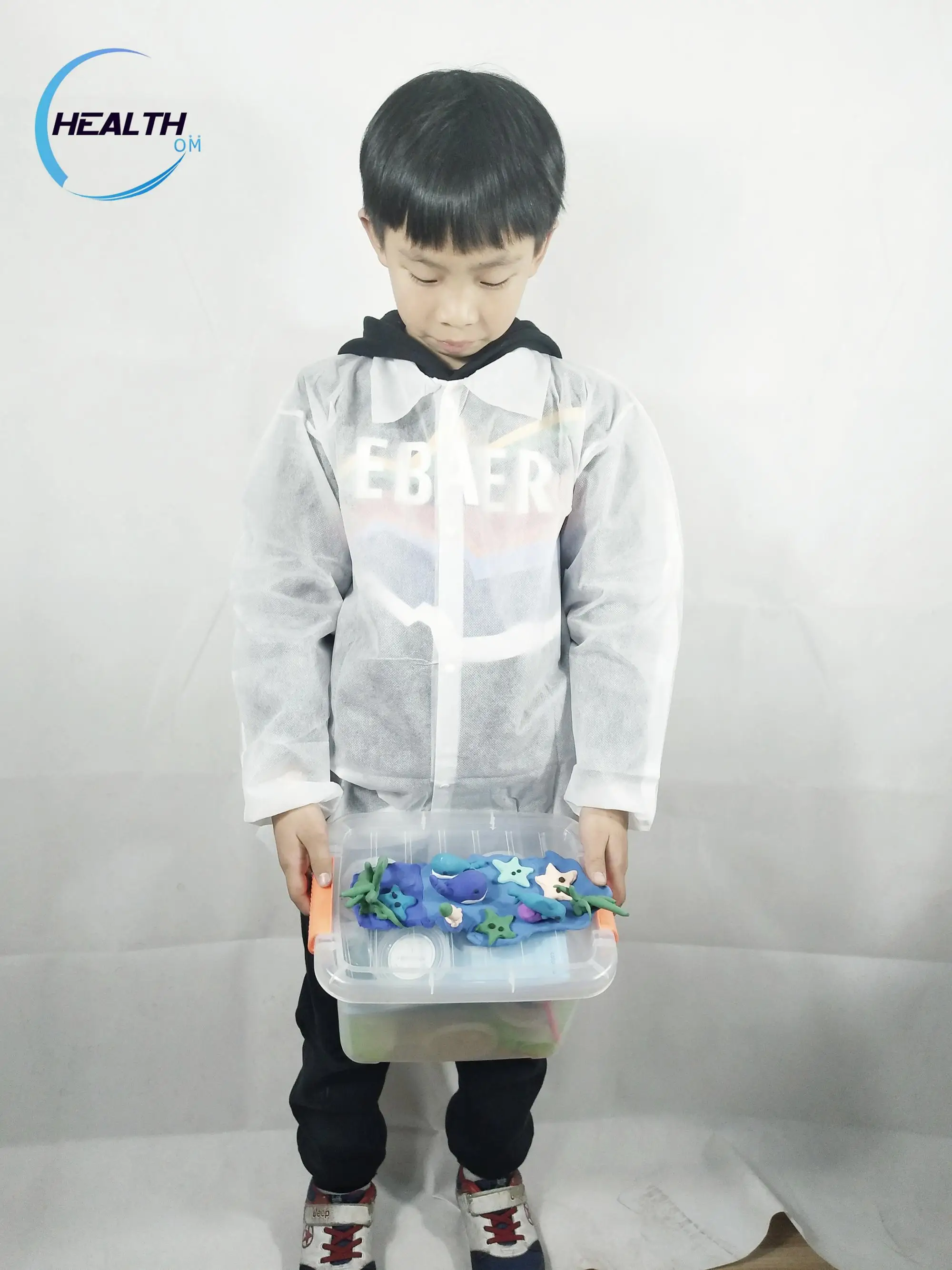 disposable children kids white lab coat child high quality best price