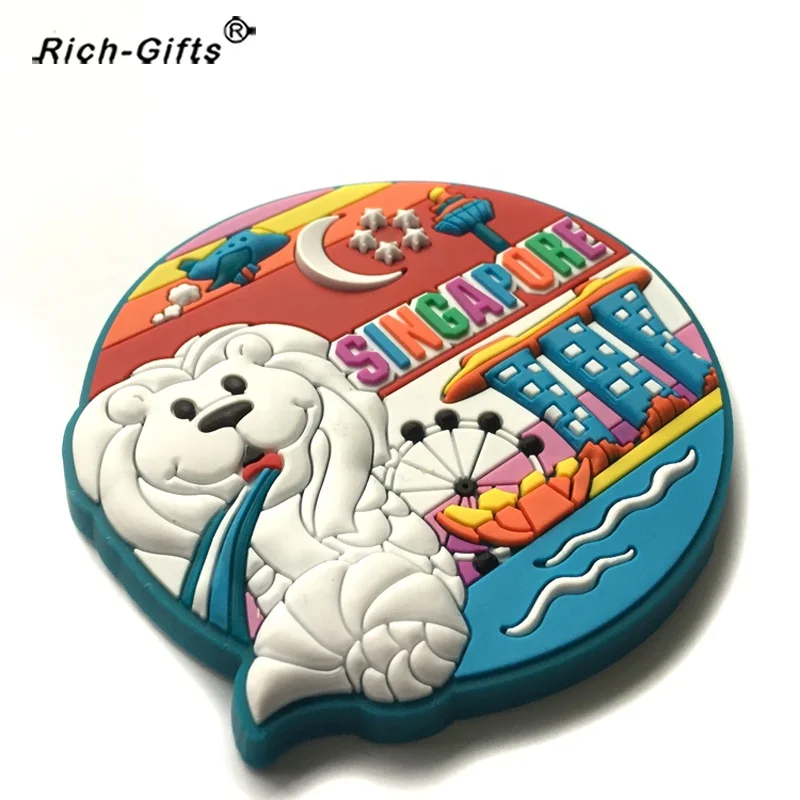 
Custom PVC Souvenir Fridge Magnet For Different Countries 