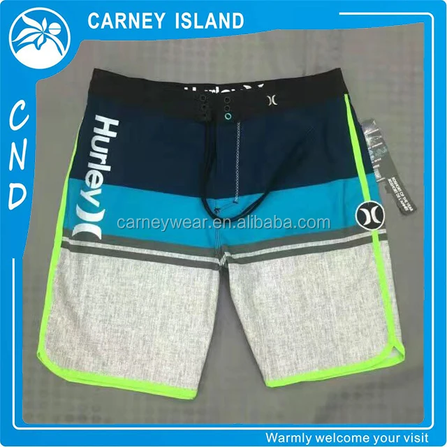 Custom surf 4 way stretch printed hurley wholesale mens boardshorts