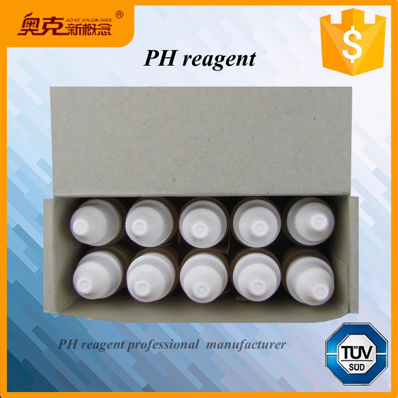 pH reagent test alkaline water filters