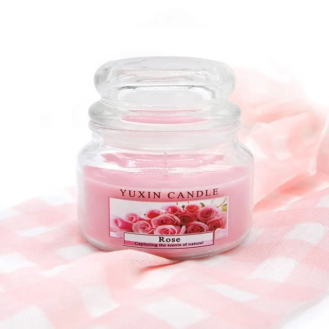 D16T Large size soy wax candle yankee style candles scented with customized logo