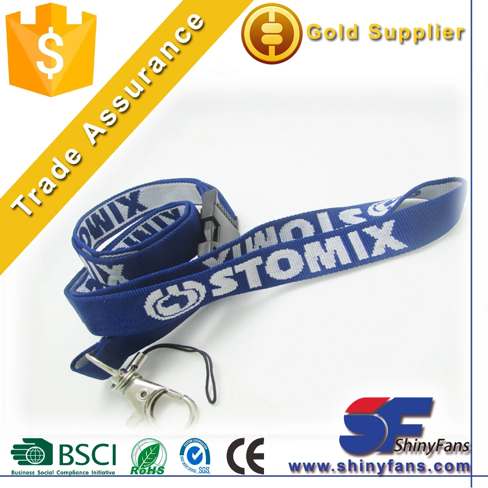 Fashion Customer Design Promotional Woven Lanyard