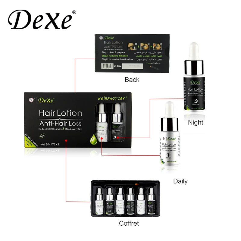 Oem/odm Dexe Anti Hair Loss Lotion Wholesale Best Herbal Grow Hair Lotion Buy Anti Hair Loss Lotion