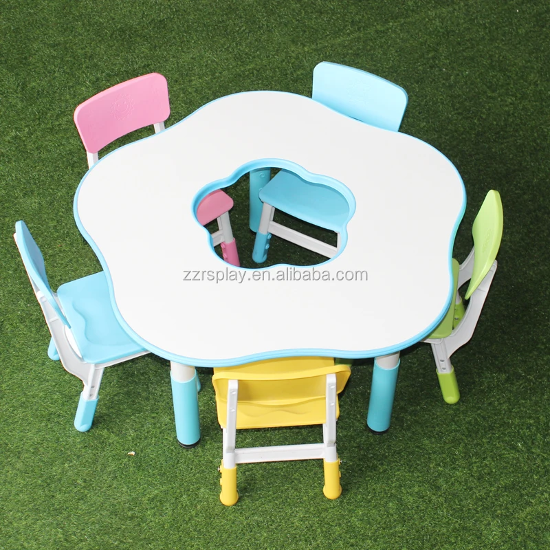 daycare classroom kids study table and chair kindergarten equipment