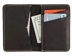 RFID Blocking Genuine leather mens wallet Best quality  Bifold Leather Wallet Premium Slim Great Front Pocket
