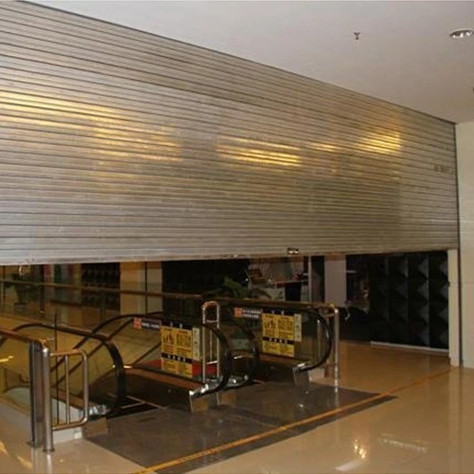 Automatic insulated steel fire rated roller shutter for commercial building