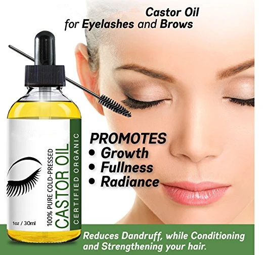 2017 New Formula Pure Organic Cold Pressed Castor Oil