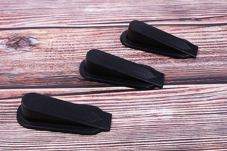 Wedge silicone rubber door stopper Non-Skid door stop