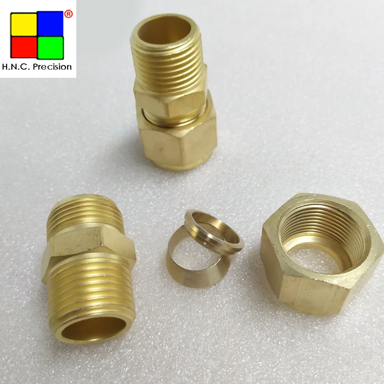 Brass Fitting Union Pipe Connector For Pex Al Pex Pipe