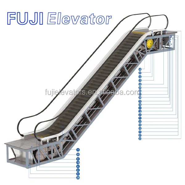  FUJI Step lift Электрический эскалатор открытый для