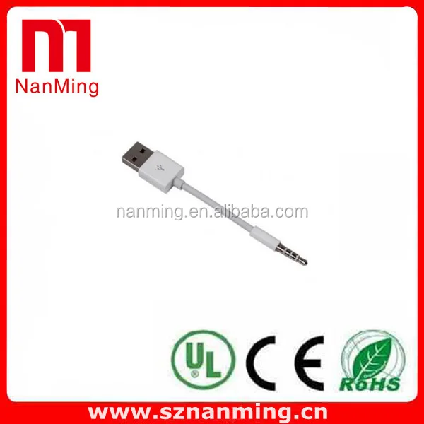 Популярные мини 3.5 мм разъем джек USB кабель перетасовать кабель