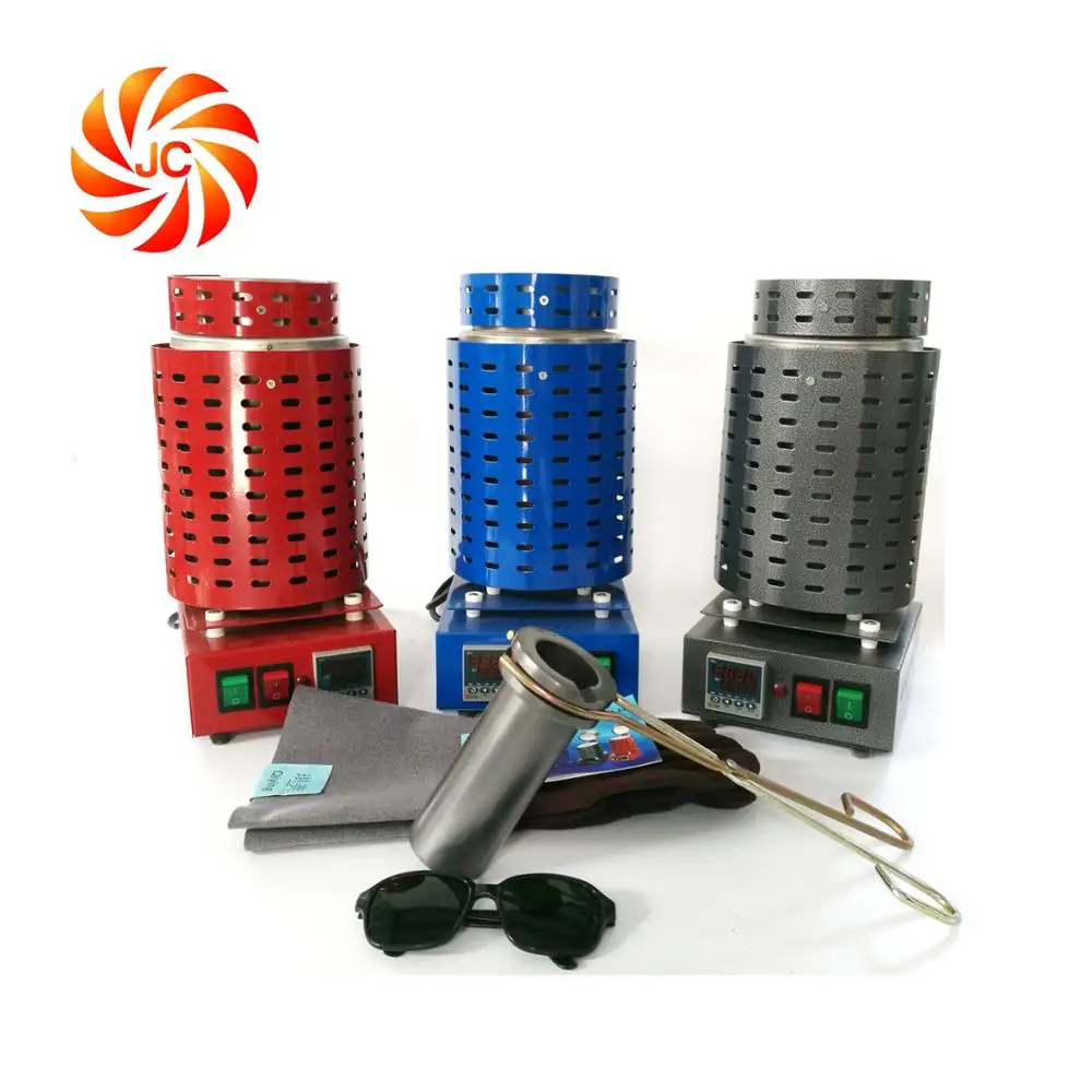 
JC-K-220-2 220V 4kg Small Copper Scrap Melting Furnace 