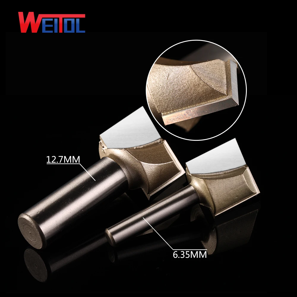 Weitol CNC  woodworking tools round cleaning bottom engraving bit with high quality