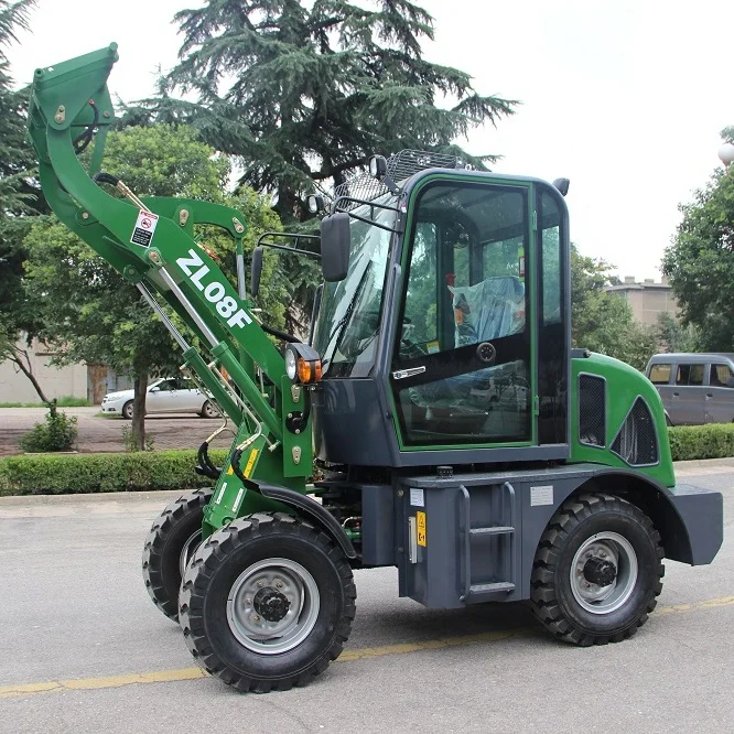 Never used mini wheel loader 0.8ton Chinese wheel loaders with CE certificate