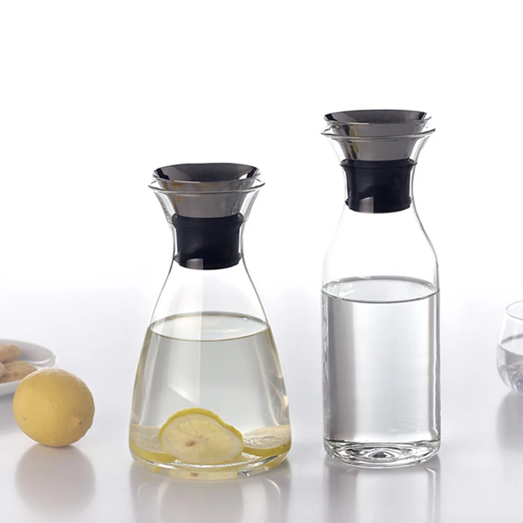 
High Quality Borosilicate Glass Water Jug Tea Pot Juice Pitcher Cold Water 