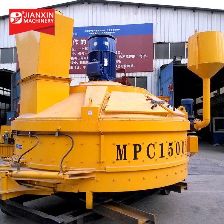 2021 years hot selling MPC1500 vertical shaft planetary concrete  mixer 1500L price