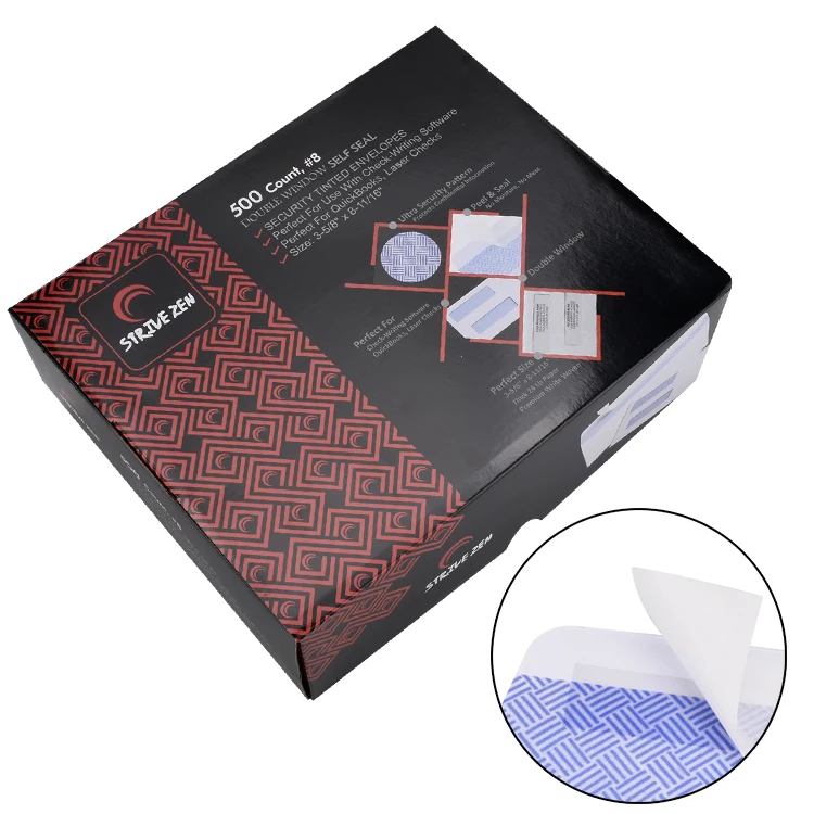 Peel & Seal Security double window envelope packaging envelopes packaging envelopes
