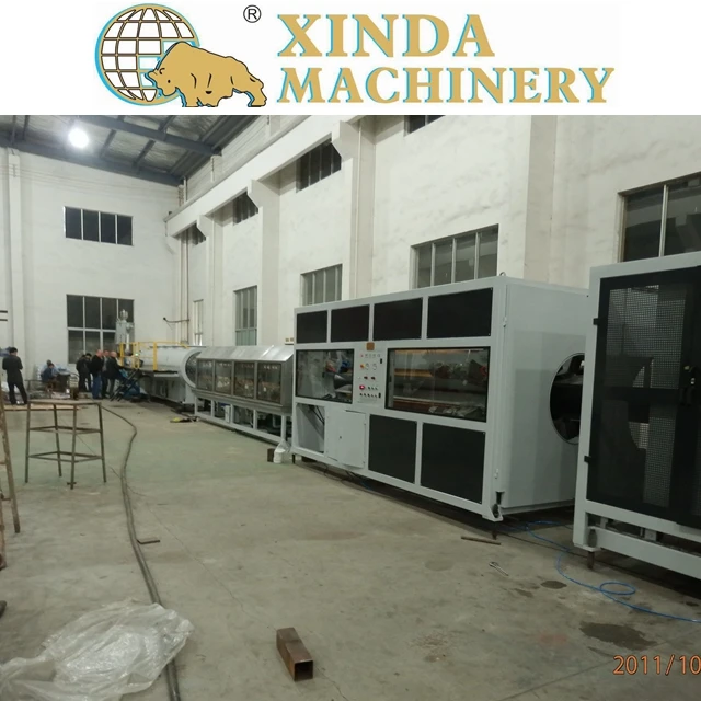 New Xingda 250-800mm plastic pipe production line , PP PE HDPE pipe extrusion making machine for making pipe