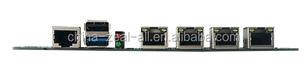 Мини ITX Intel J1800 2 41 ГГц двухъядерный процессор интегрированный ЦП 4 порта LAN WG82583 DC_IN 12 ВК брандмауэр Материнская плата ZA-1800N4