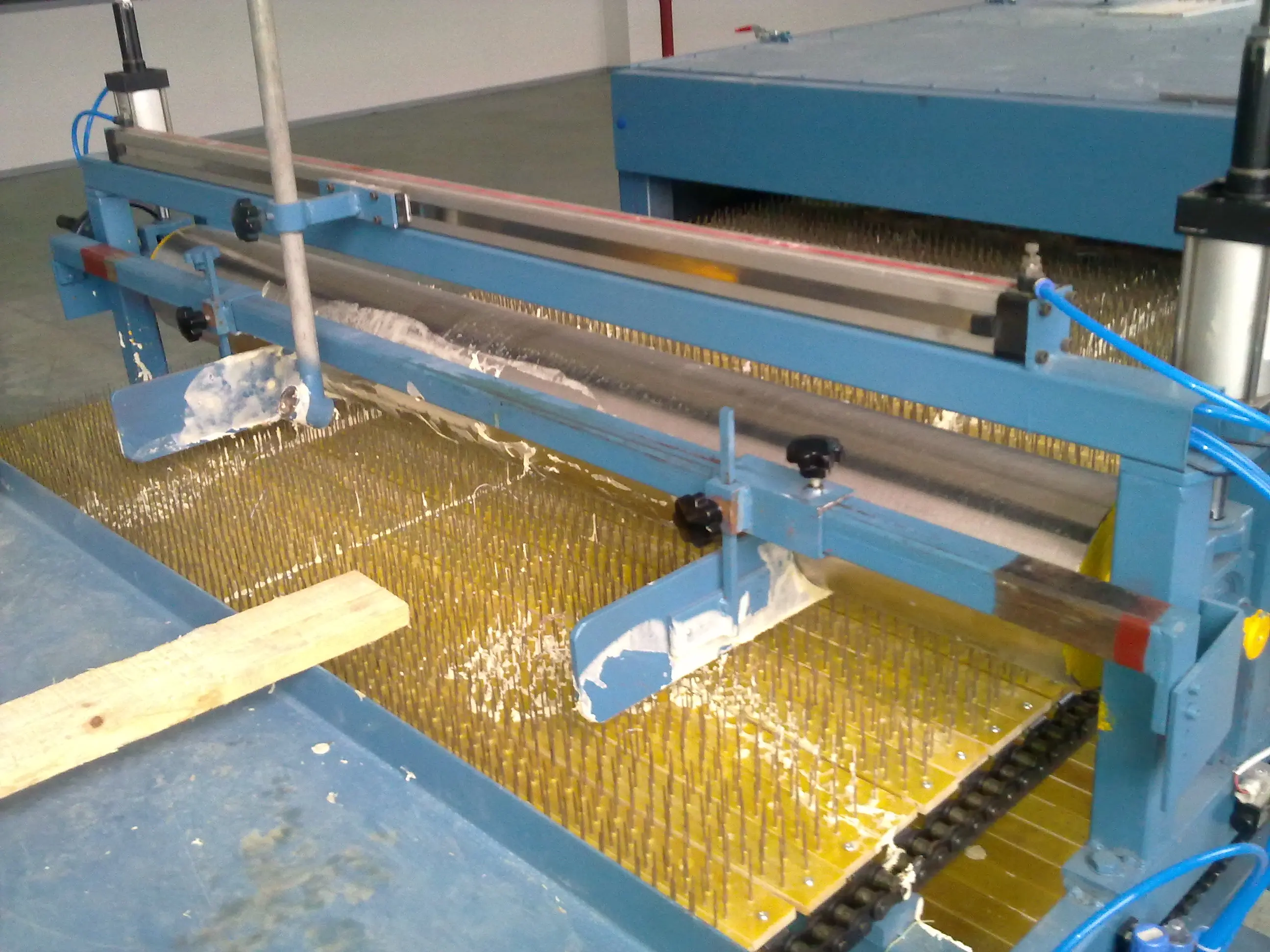 
Piece by piece gel foam carpet latex coating production line 