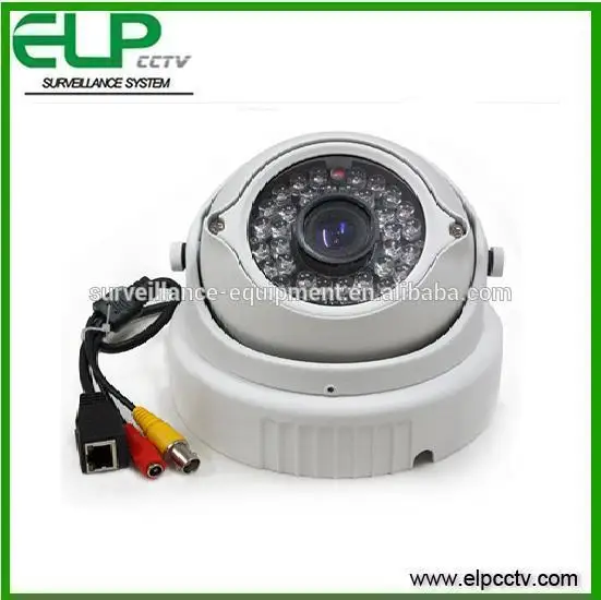 1мп антивандальная и водонепроницаемая купольная ик IP-видеокамера ИК 35-40, PoE опционально ELP-IP6100BD