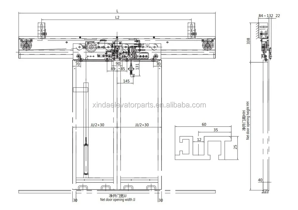 Automatic Door Mechanism Elevator Door Motor
