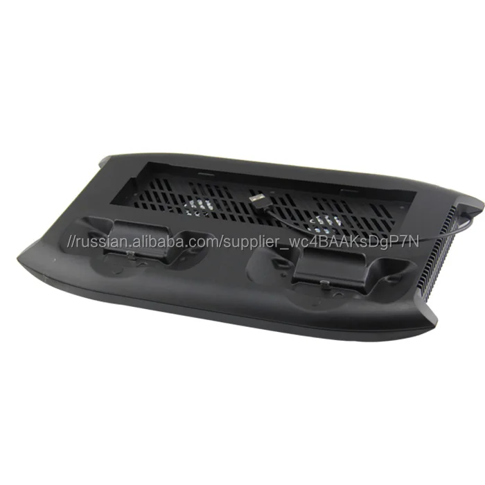 4 порта USB контроллер Подставка для зарядки с Вентилятор охлаждения игры хранения стойки для Xbox One X консоли