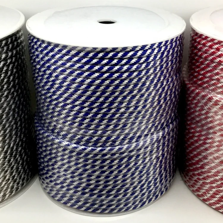 
factory supply polyester solid 12 strand rope 