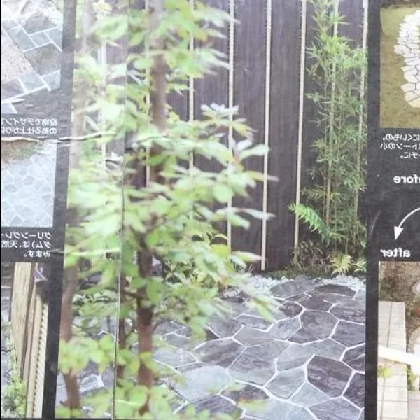 
Japanese style yellow slate decorative flooring stone garden floor stone slate price m2 