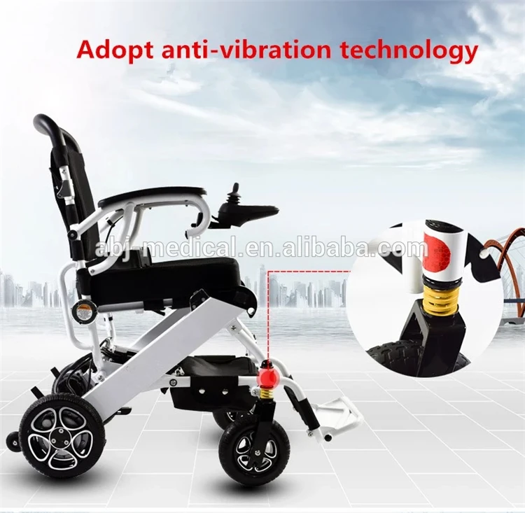 Wheelchair manufacturer new product power handicapped electric wheelchair with wireless joystick controller