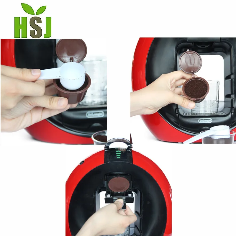 Sweettreats Lot Reusable Dolce Gusto Coffee Capsule Plastic Refillable Compatible Dolce Gusto Coffee Filter Baskets Capsules