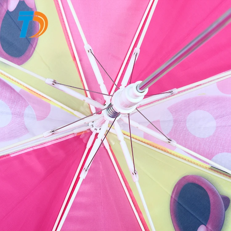 Drawing Portable Latest Parasol Cute Design Smile Umbrella For Kid for sale with logo prints