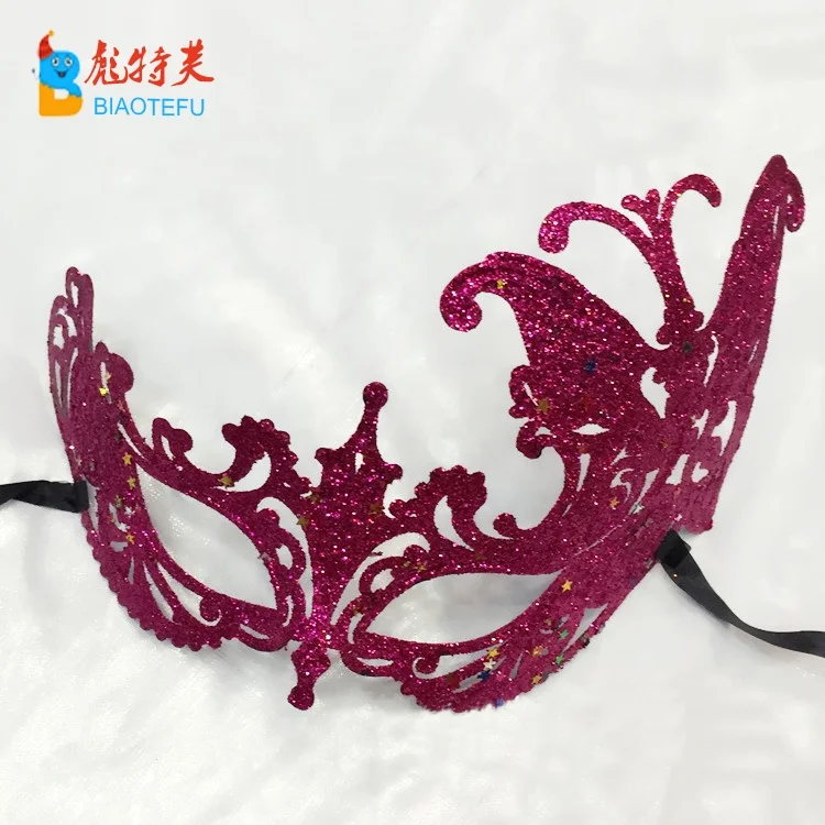 gold venice plastic cosplay masquerade mask