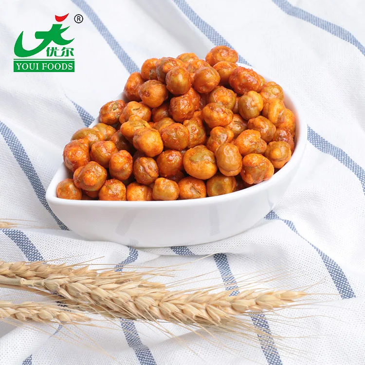 High quality  fried kosher  salted green peas snacks for sale