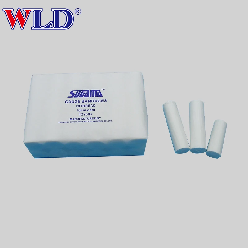 Hospital self-adhesive cotton non sterile gauze bandage made in China