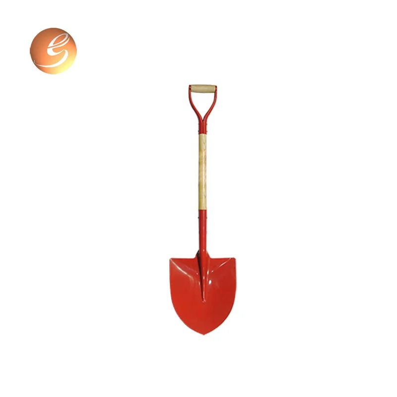 South America farming tools round point D-grip shovel