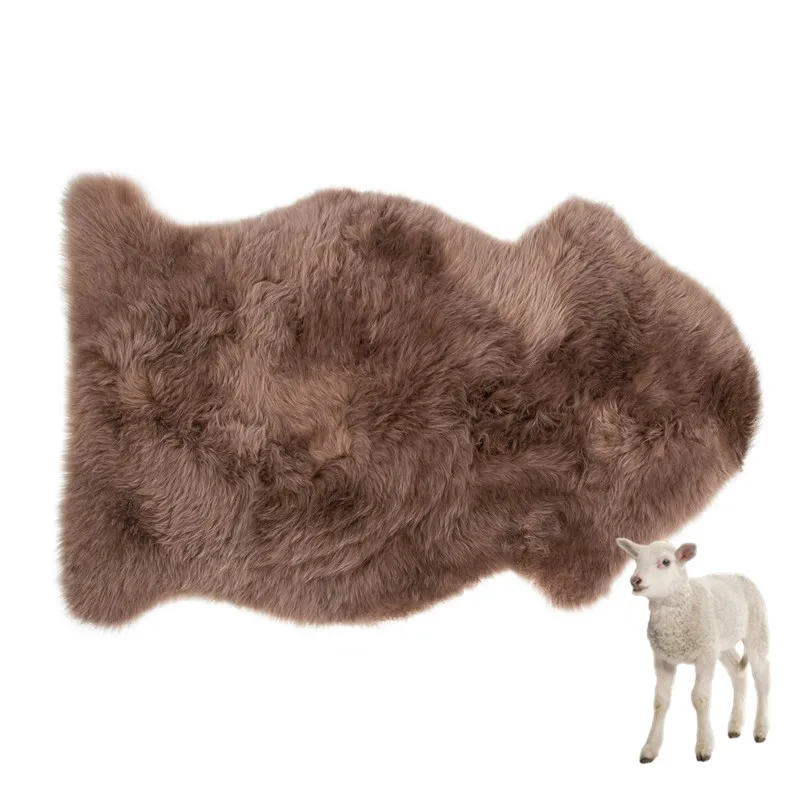 Оптовая цена, красочное шерстяное меховое одеяло, коврики и ковры из роскошного меха