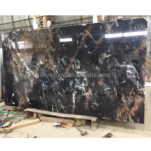 2015 new marble product Italian black marble tile