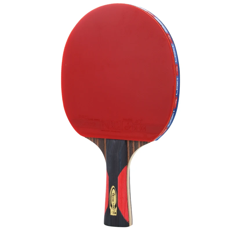 Wholesale LOKI 6 star professional wood table tennis racket ping pong paddle bat