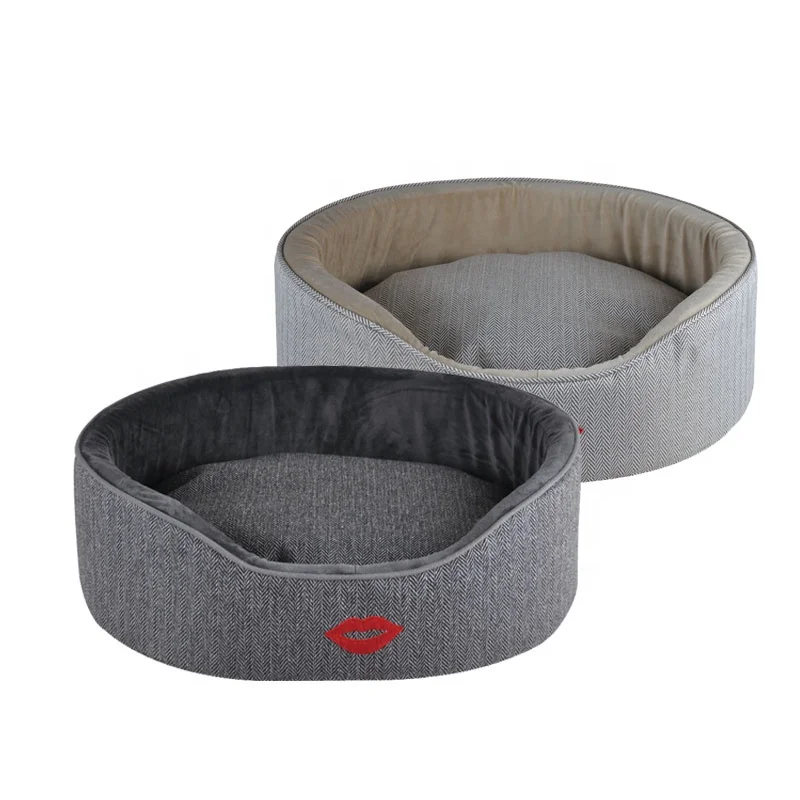 Wholesale Pet products Warm Soft Plush Pet Bed Dog Bed Cat Bed