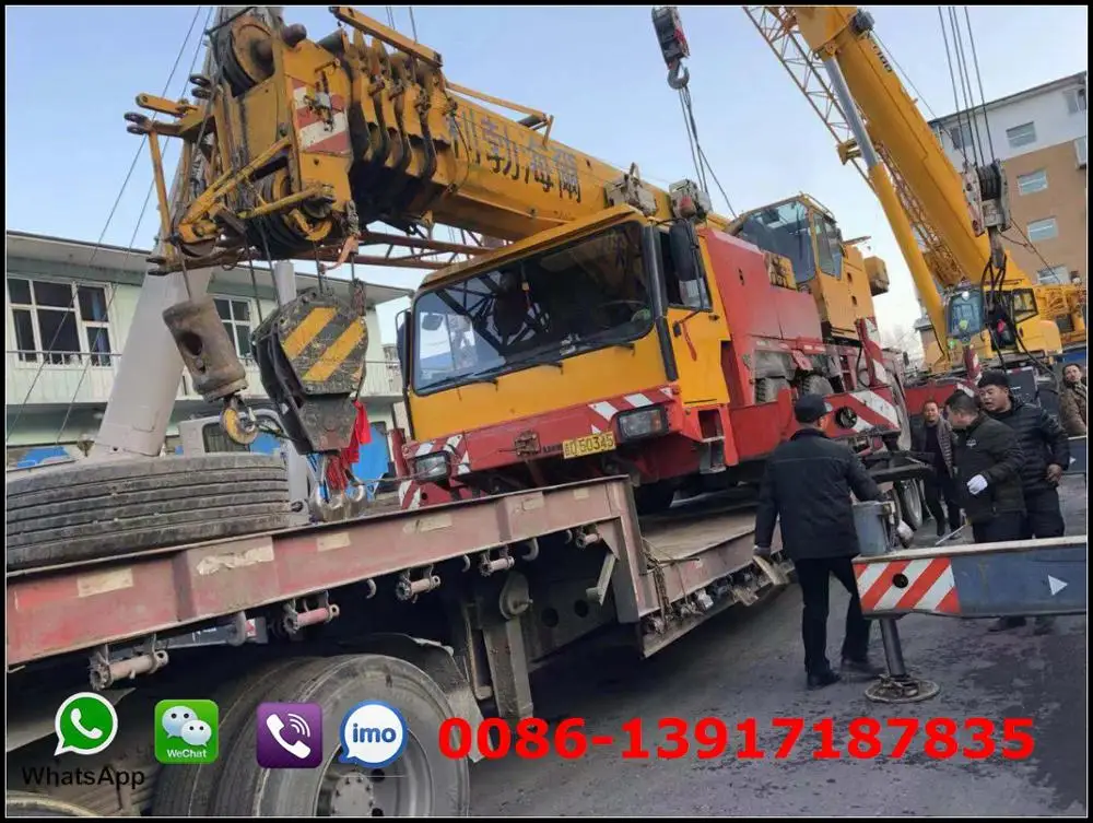 Used LIEBHEER 50T truck crane, used mobile truck crane LIEBHERR 50T mobile crane for sale