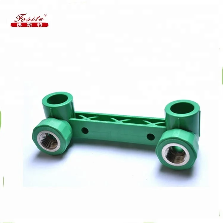 Good quality PPR Double brass Elbow