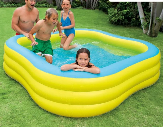 Экологичный надувной бассейн из ПВХ для взрослых и детей, надувной пузырьковый бассейн