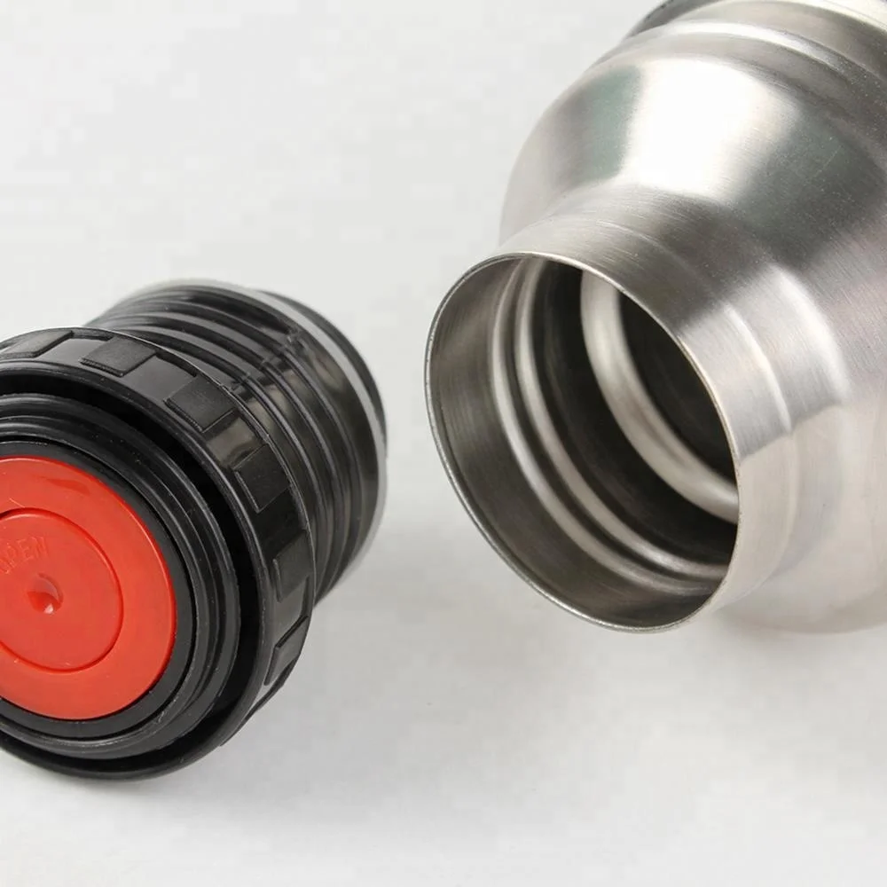 Promotional Custom Logo Camera Lens Stainless Steel Thermos Travel Bottle