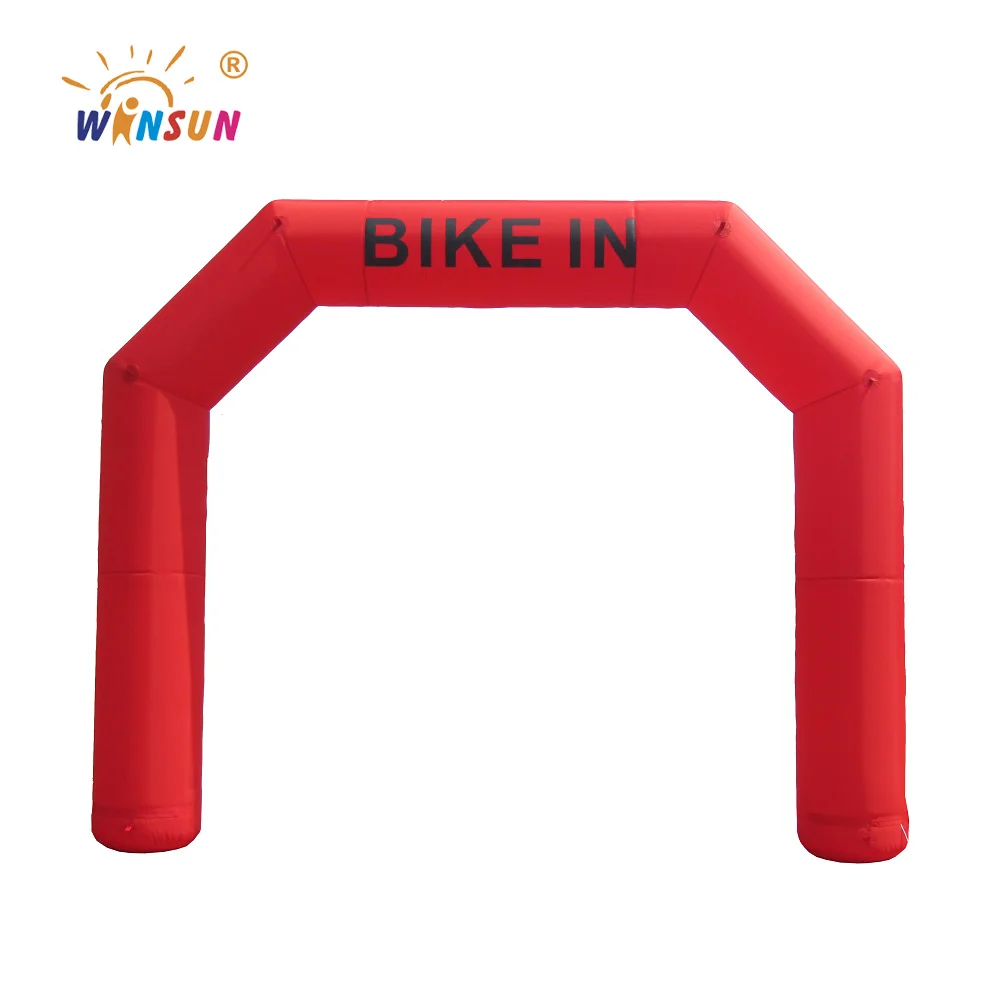 Inflatable Arch Finish Line Inflatable Running Arch With Logo Print Inflatable Marathon Arch