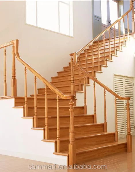 wood staircase stair railing outdoor stair steps construction builder remodeling house supplier 001