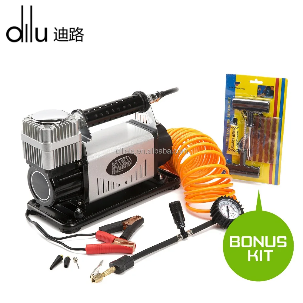 Портативный воздушный компрессор 12 В постоянного тока 4WD, воздушный насос 160 л/мин, воздушный насос