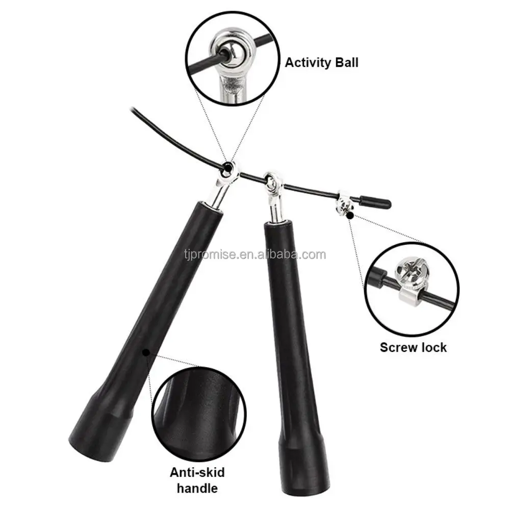 Core Slider Gliding Discs and 5 Resistance Loop Bands Set With Ball Bearing Jump Rope