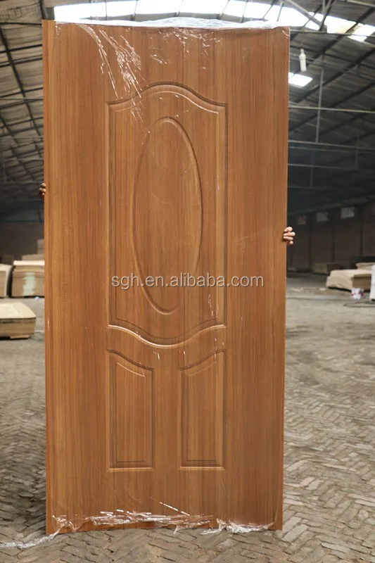 White Oak / Natural Teak Veneer HDF doorskin size 2150x650/750/850/950/1050mm