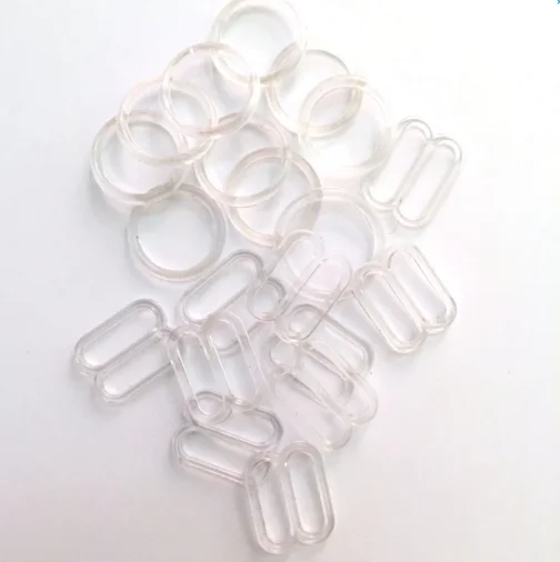 Plastic bra making sliders